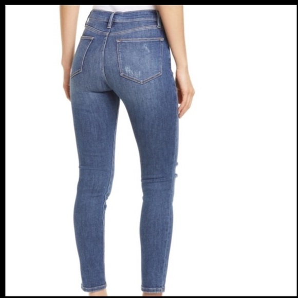 FRAME's Le Skinny De Laurel Distressed Jea… - Picture 2 of 8